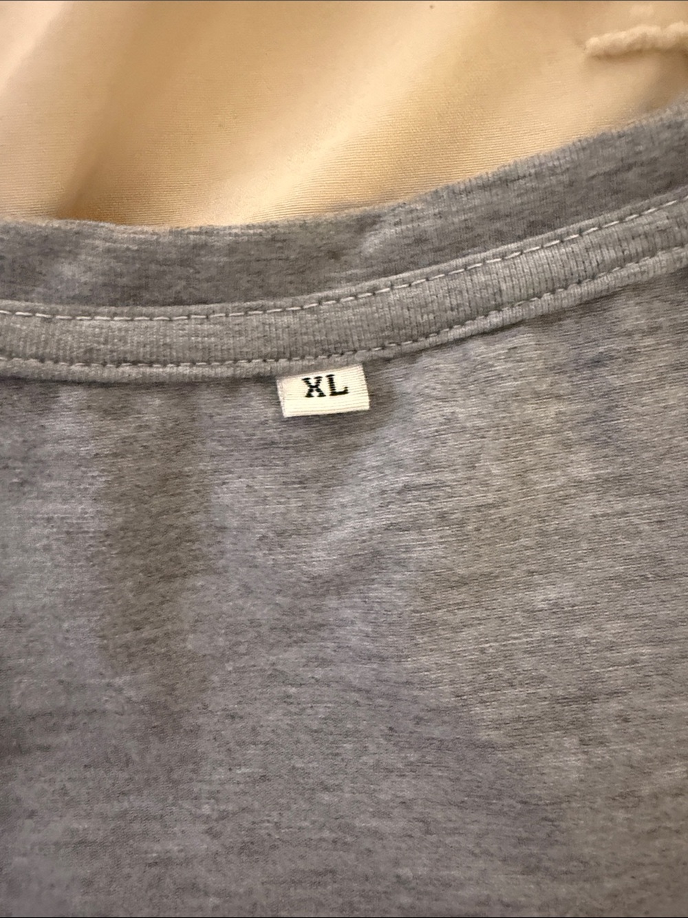 Cricut Heather Light Gray V-Neck Short Sleeve Tee - Picture 3 of 4
